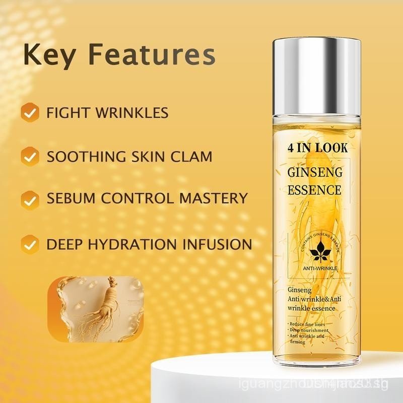 [4inlook official]Natural Ginseng Anti-Aging Hydrating Essence Water – โสมป่า 100% จากหิมาลัย Deep M