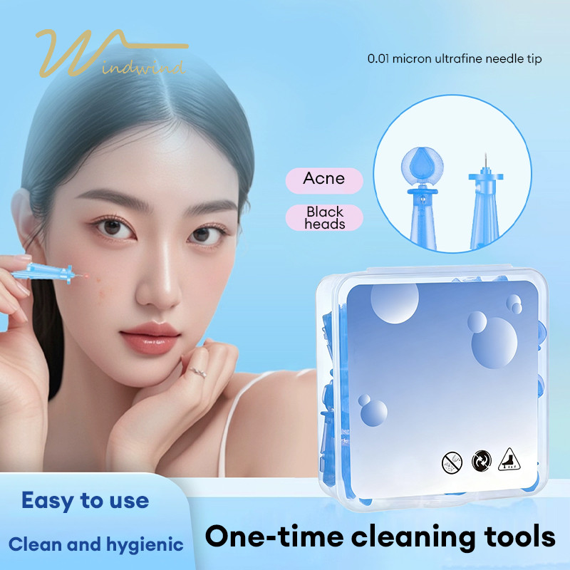 WindindDisposable Cleaning Tool Fat Granule Needle Anti-pimple Needle Blackhead Removal-ww