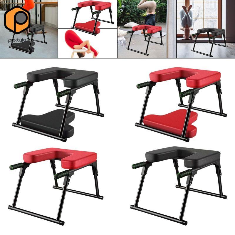 Prettyia Headstand Bench โยคะ สำหรับทำหัวยืนและพับ Inversion เก้าอี้ ใช้งานได้ทั้งบ้านและฟิตเนส