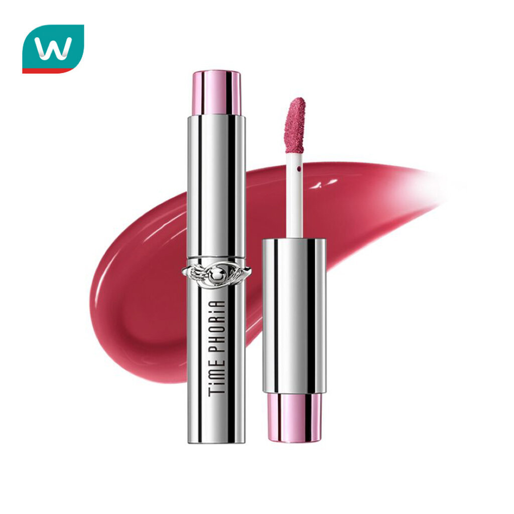 Time Phoria ไทม์ฟอเรีย สเปคตร้า อัลตร้า สเตย์-ชายน์ ทรานส์เฟอร์ พรูฟ ลิป ไวนิล 5ก. 004 ลูมิ บลัช