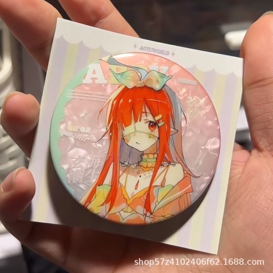 Abby Angel Jackie Kelly อะนิเมะสองหยวนสินค้า Valley Bar Badge Badge ของขวัญที่ระลึก