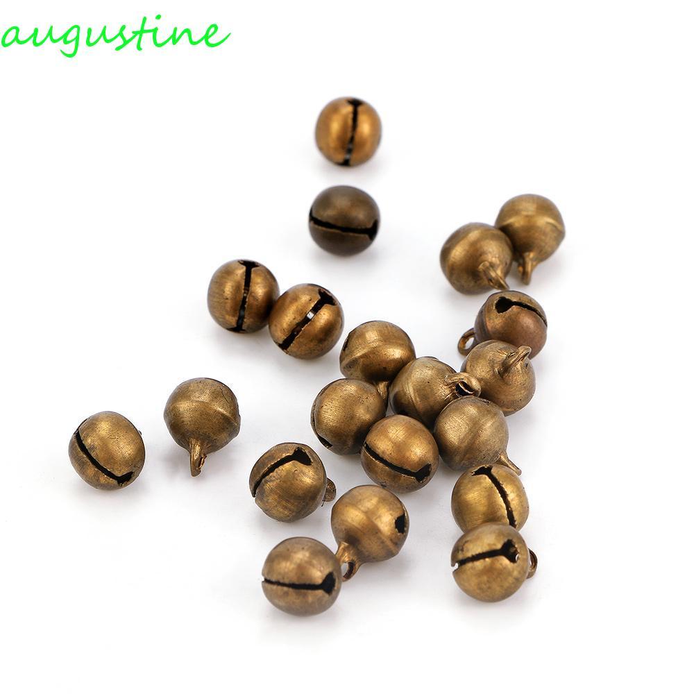 อุปกรณ์เสริม AUGUSTINE โลหะ 6/8 มม.เครื่องประดับจี้ Jingle Bell Bronze Home