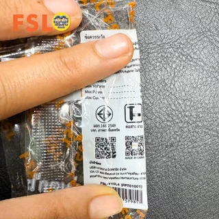 FSL ปลั๊กตัวผู้ 2 ขากลม รุ่น10L4 ตกไม่แตก ปลั๊กยาง ตัวผู้ ตกไม่แตก