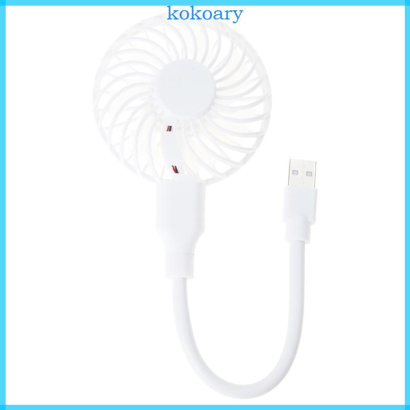 KOK คอยืดหยุ่น USB พัดลมขนาดเล็กพร้อมสวิตช์ควบคุมปรับมุมสําหรับโต๊ะคอมพิวเตอร์ห้องพักหอพัก Camping T