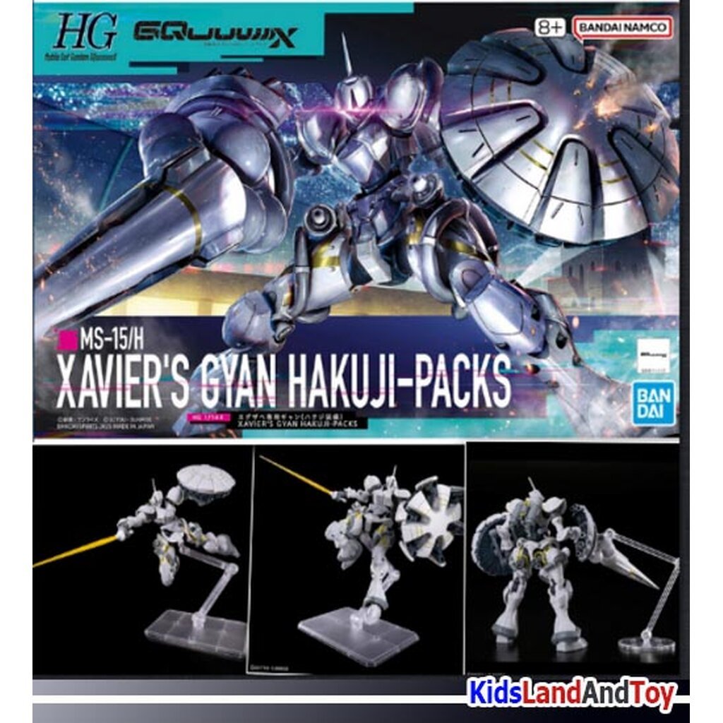 Bandai 4573102685940HG 1/144 XAVIER'S GYAN HAKUJI-PACKS (SPP)