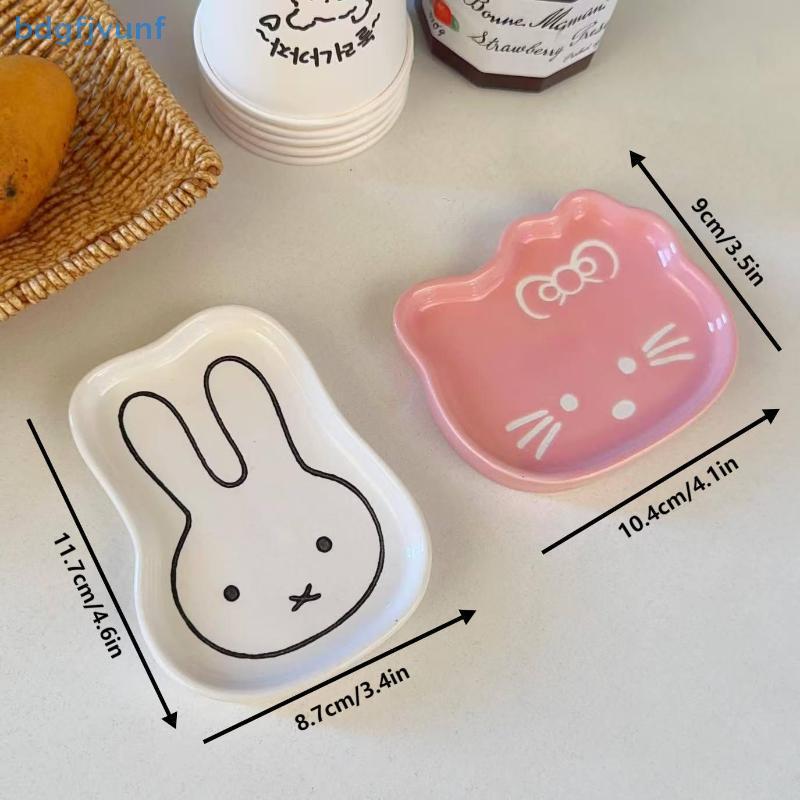 BDGF การ์ตูนอะนิเมะจุ่มจานรองอเนกประสงค์น่ารักเซรามิกบาร์บีคิวบนโต๊ะอาหารจานปรุงรส ไทย - รูปที่ 3