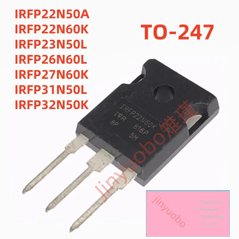 5 ชิ้น IRFP22N50A IRFP22N60K IRFP23N50L IRFP26N60L IRFP27N60K IRFP31N50L IRFP32N50K TO-247 Field Eff