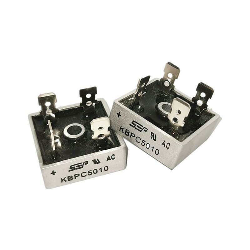 ซื้อ One KBPC5010 Rectifier Bridge 50A1000 Square Rectifier Bridge Type Town Bridge Block Bridge Pil