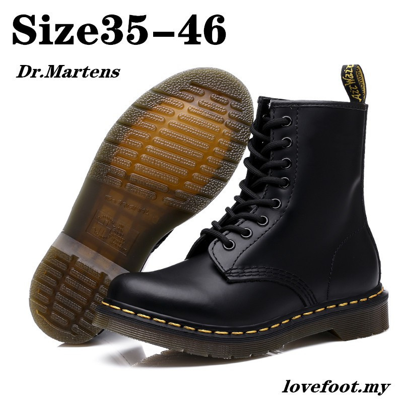 ใหม่อังกฤษผู้ชายและผู้หญิง Dr.Martens Martin รองเท้าหนังรองเท้า High-top Boots ZZKU