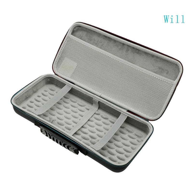 Will Hard Carrying Case สําหรับ KZZI K75 75%Keyboard Pouch Internal Mesh Pocket
