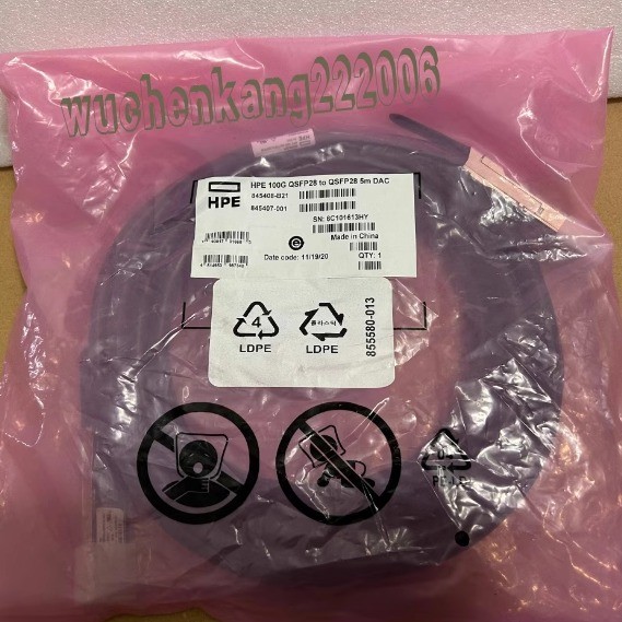 ต้นฉบับต้นฉบับ845406-B21 HPE QSFP28 100G AOC DAC 845408-สาย B21 5M