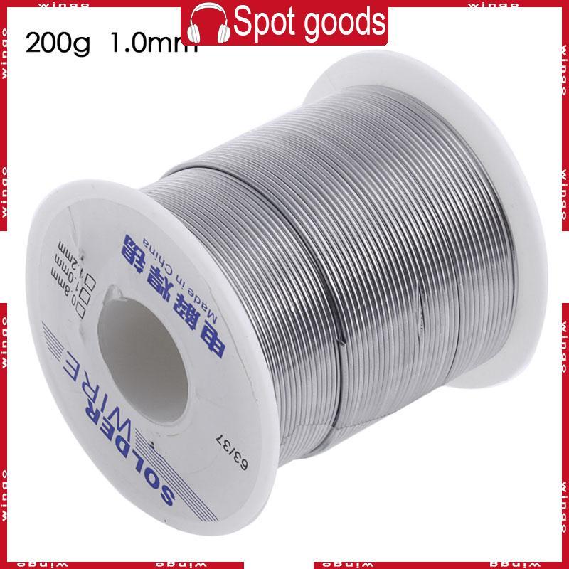 WIN 63 37 Rosin Core Weldingring ตะกั่วดีบุกอุตสาหกรรมบัดกรีลวด 1 0 มม.200g ร้อน