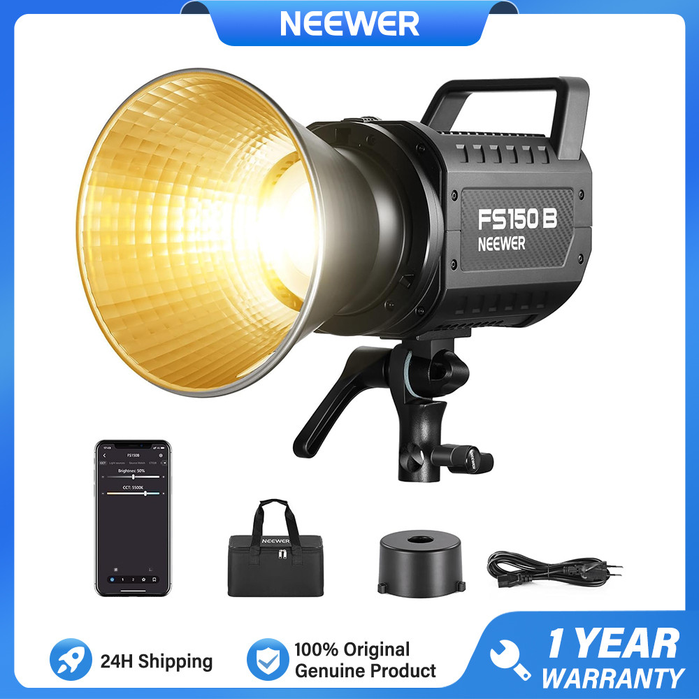 NEEWER FS150B 130W ไฟ LED สองสีพร้อมการควบคุม 72000lux/m 2.4G&APP
