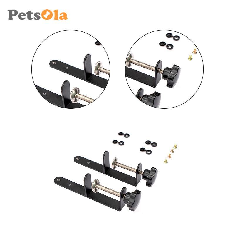 [Koolsoo2] 2 ชิ้น Pegboard Desk Mount ยืนสนับสนุนคลิปยึดคลิปยึดคลิปหนีบโต๊ะสําหรับ 1- 5 ซม.โต๊ะสําหร