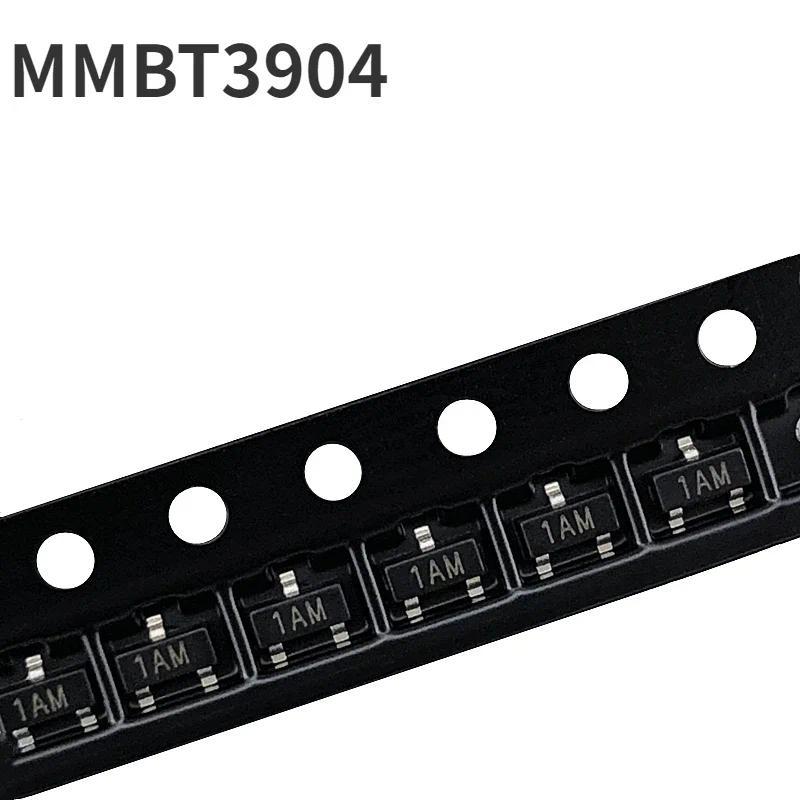 (100 Pcs)(10 Pcs) (1000 Pcs)MMBT3904 1AM SOT-23 2N3904 3904 SMD Triode NPN Signal Transistor  40V 20