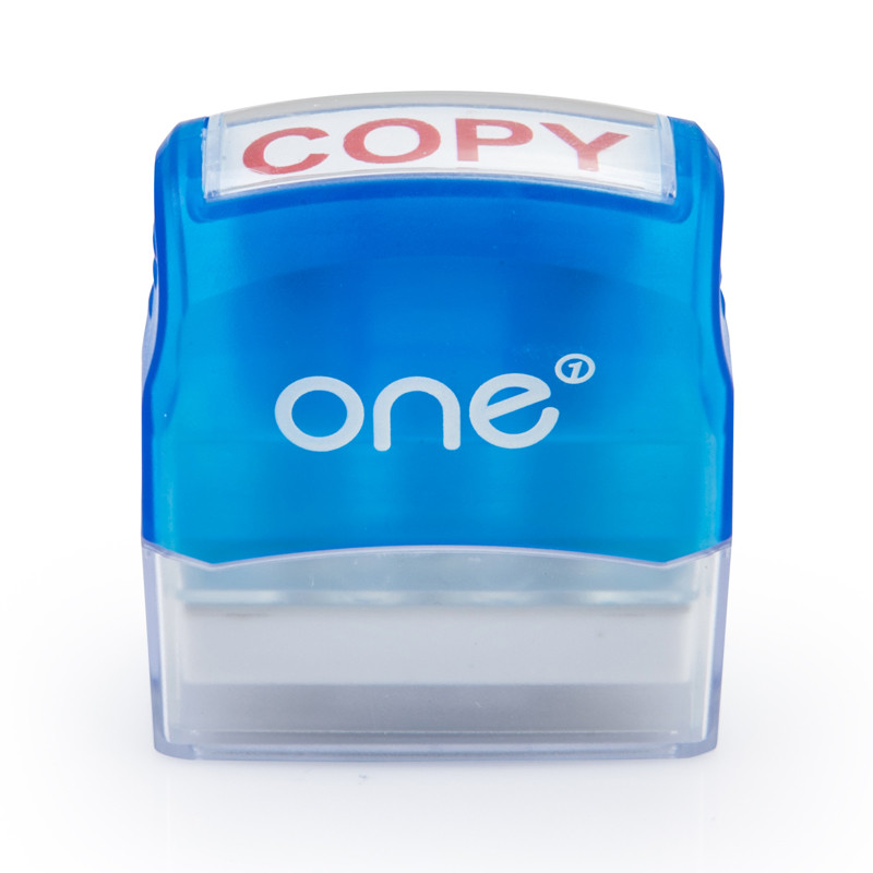 ONE ตรายางหมึกในตัว COPY ขนาดแสดงผล 4 x 1.20 ซม.