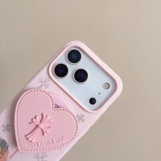 ปลอกTPU Coverใช้งานร่วมกับiPhone 13 14 14Pro 14ProMax 15 15Pro 15ProMax 16 16Pro 16ProMax 17Pro 17ProMaxสีชมพูรูปแบบแม่เหล็กกรณี