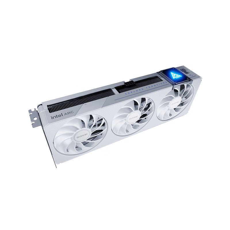 Blue Halberd intel Arc B570 Photon 10G W OC เกมกราฟิกการ์ดออกแบบคลิปวิดีโอเดสก์ท็อปไฟฟ้า