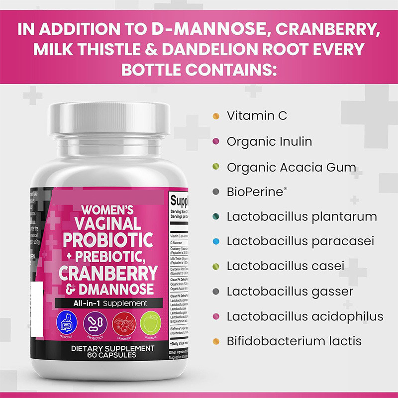 ขายร้อน Cranberry Female Probiotic Balance PH Capsule PH Defend Probiot11.16