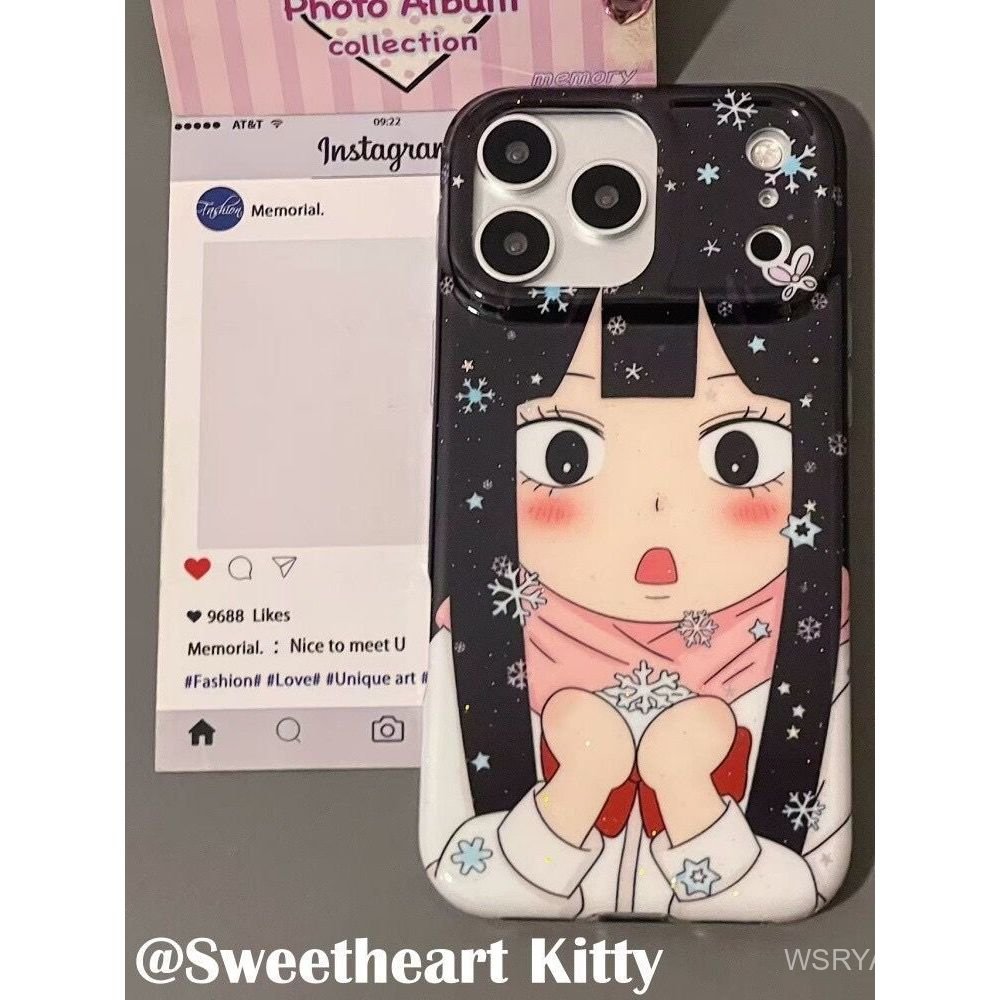 เคสโทรศัพท์เหมาะสําหรับiPhone 7 8 X XS XR XSMAX 11 12 13 14 15 16 17 Pro max Plus Air Graffiti Snowf