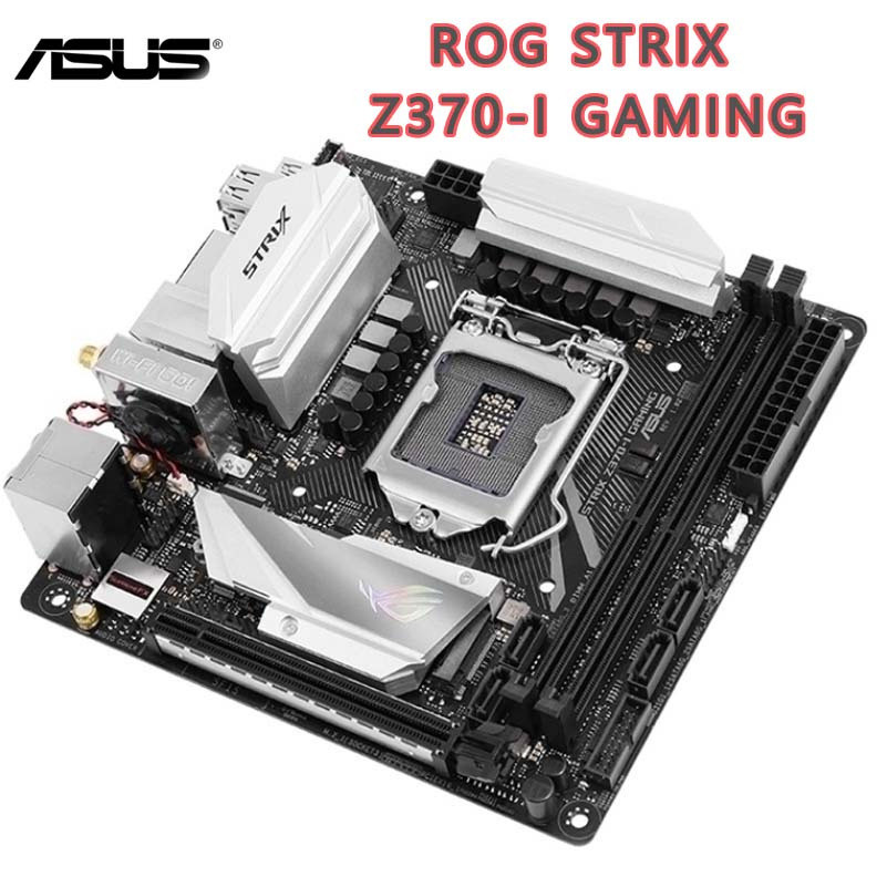 UsedASUS STRIX Z370 I GAMING ASRock Z370M-ITX/ac Gigabyte Z370N WIFI สําหรับ ASUS เมนบอร์ดเดสก์ท็อป 