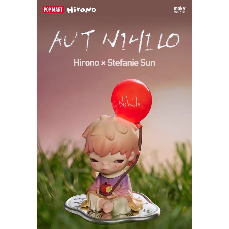 ของแท้ POPMART POPMART Ono Hirono Hirono Hirono Hirono Swallow Posture รูปแขวนการ์ดเครื่องประดับหลัง