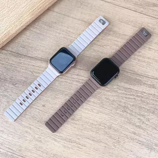 สายซิลิโคนสร้อยข้อมือแม่เหล็กสําหรับ แอปเปิล ดู 38/40/41/42/44 มม.45 มม.46 มม.49 มม. ฉันดู ชุด 11 10 9 8 7 6 5 4 3 2 1กับ พิเศษ