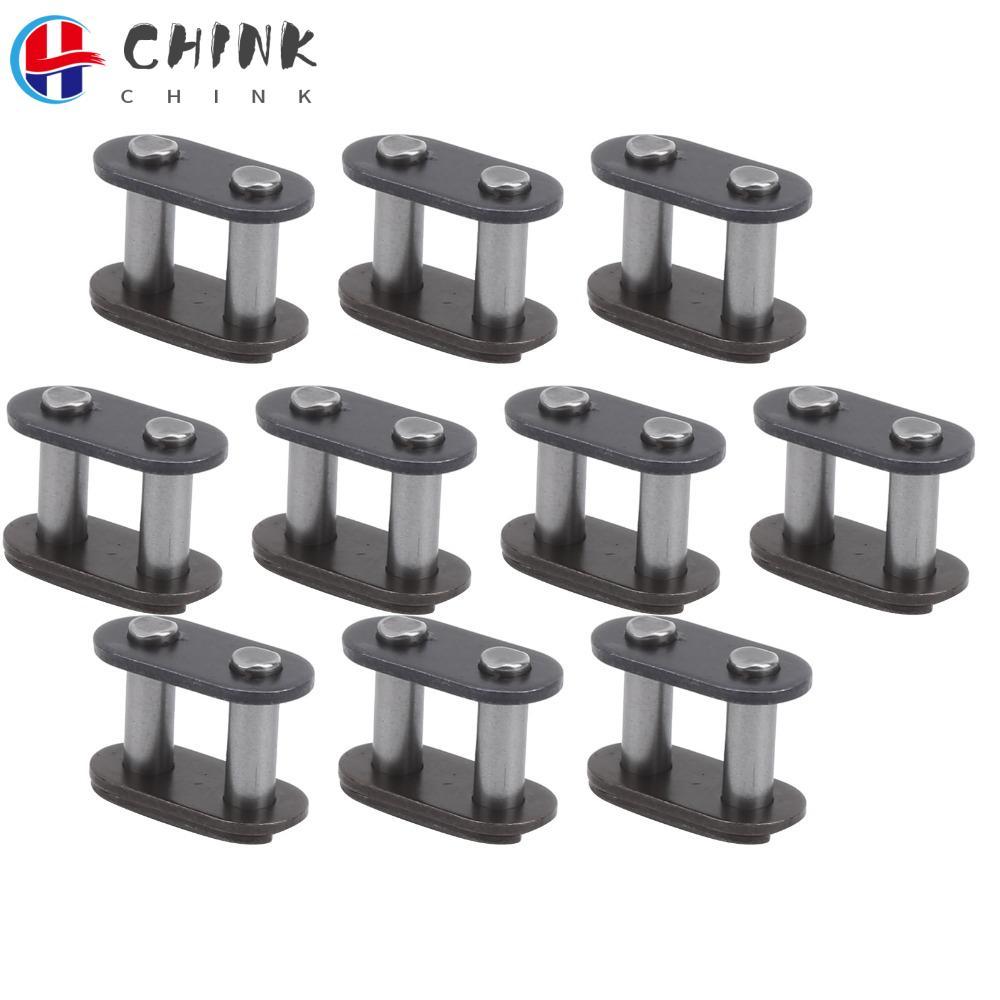 CHINK 10PCS T8F Chain Master Link,สีเทาน้ําหนักเบาMaster Connecting Link,ทนทานโซ่เหล็กเชื่อมต่อMini 