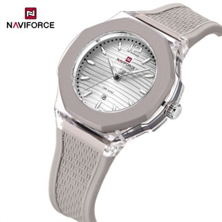 NAVIFORCE NF6109 Luminous นาฬิกาผู้หญิงสายซิลิโคนกันน้ํา Cas…