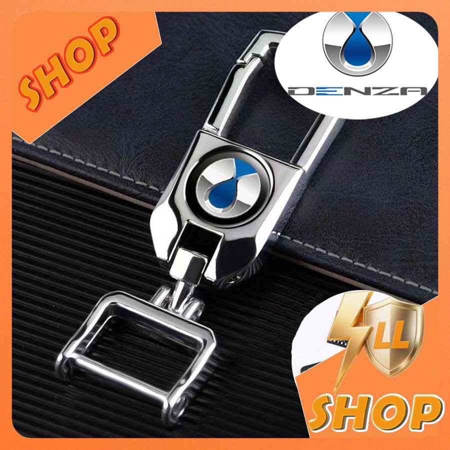 [READY]DENZA D9 Car Keychain Ring Keychain Pendant BYD DENZA Body Kit Car Decoration BYD D9 EV Auto 
