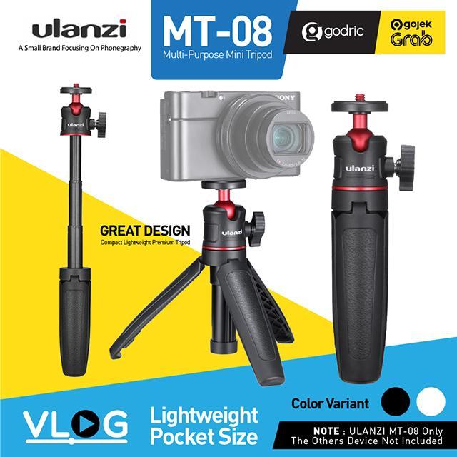 โฟนแล็บซ์ | ULANZI MT-08 Mini Extension Pole ขาตั้งกล้อง Mirrorless กล้องและสมาร์ทโฟน - สีดํา