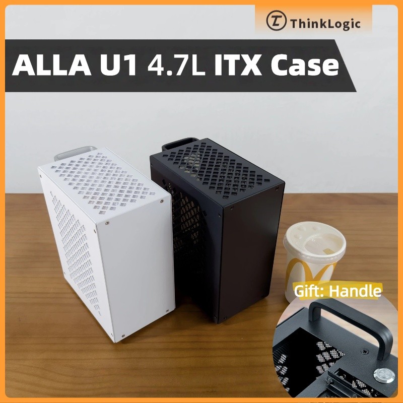 ALLA U1 ITX กรณี A4 Mini 1U FLEX PSU รองรับ GPU HTPC แบบพกพาคอมพิวเตอร์กรณี 艾罗拉