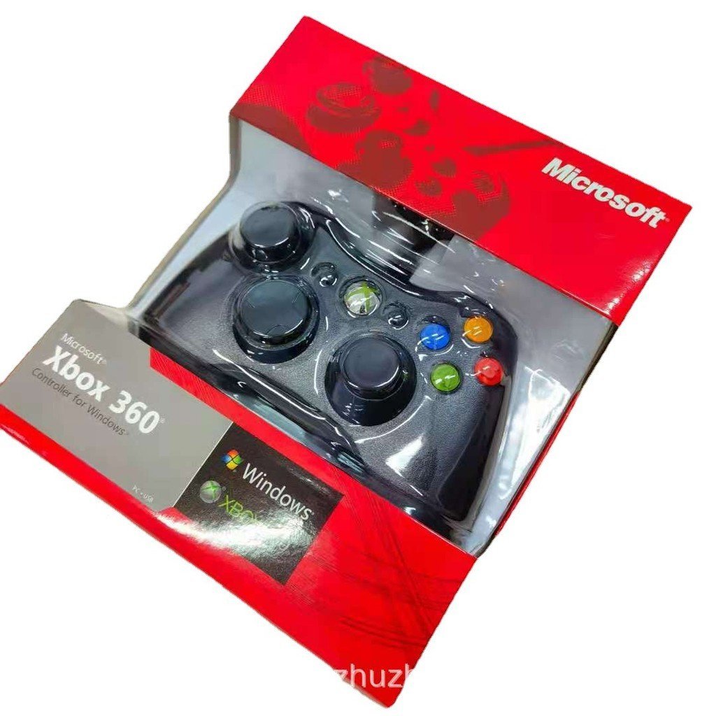 ) xbox360 XBOX360 Handle (บรรจุภัณฑ์ขายร้อนแบบมีสายสีแดง Xbox360 Wired Handle 03WX