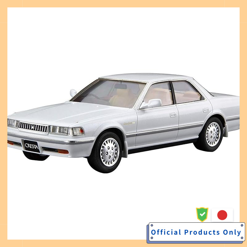 AOSHIMA The Model Car No.81 1/24 Toyota JZX81 Cresta 2.5 Super Lucent G '90 Plastic Model Kit Pre-Co