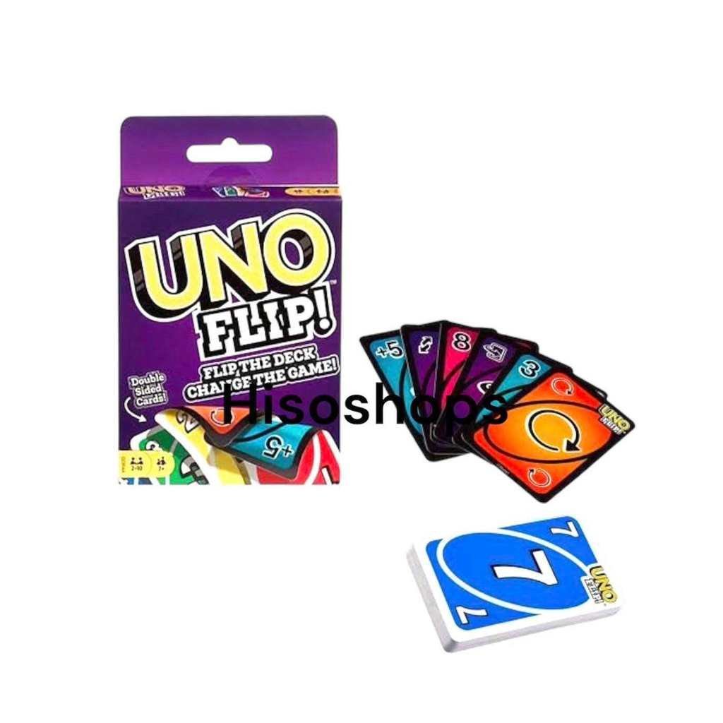 เกมไพ่ UNO FLIP Uno เล่นได้ทั้งสองด้าน สนุกและน่าตื่นเต้นกว่าเดิม