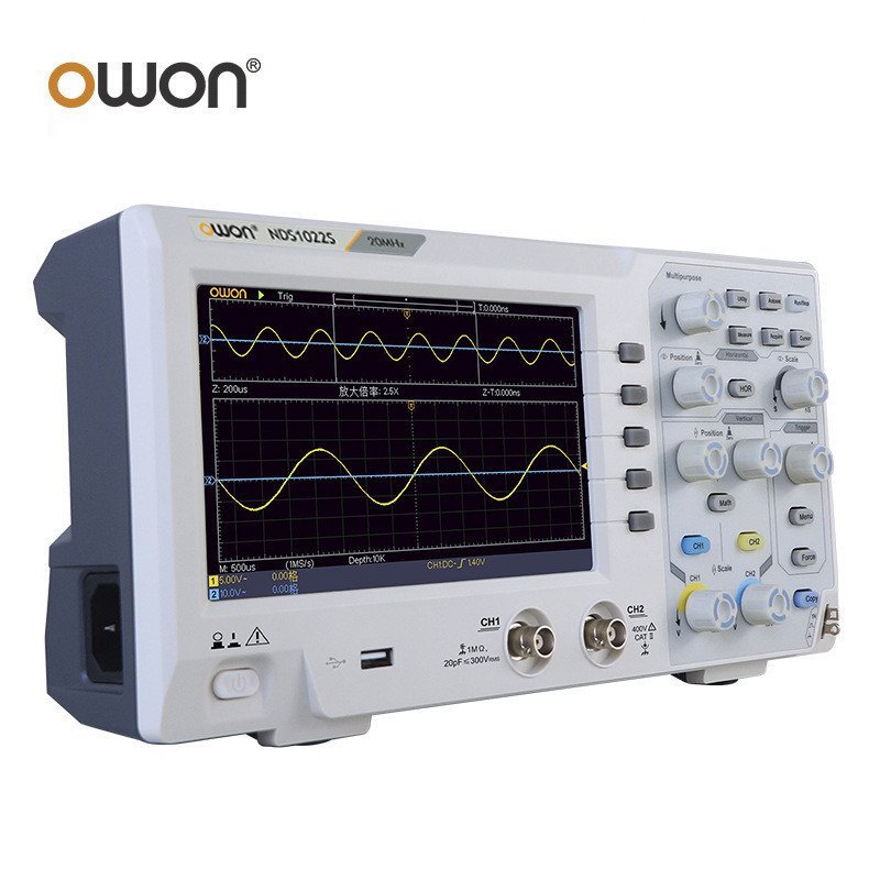 Lip owon owon NDS1022S Digital Oscilloscope 20M Wide Dual Channel