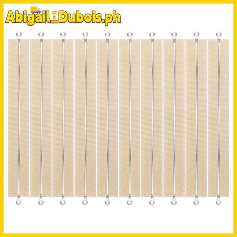 Abigail_Dubois10pcs Impulse Sealer อะไหล่,ผ้าซีลความร้อนแถบ Square Elements Grip Impulse Sealer ชุดซ