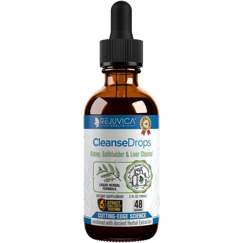 Cleanse Drops - Advanced Kidney & Galblader Cleanse port peoplement - Liquid Dery for Better Absorpt
