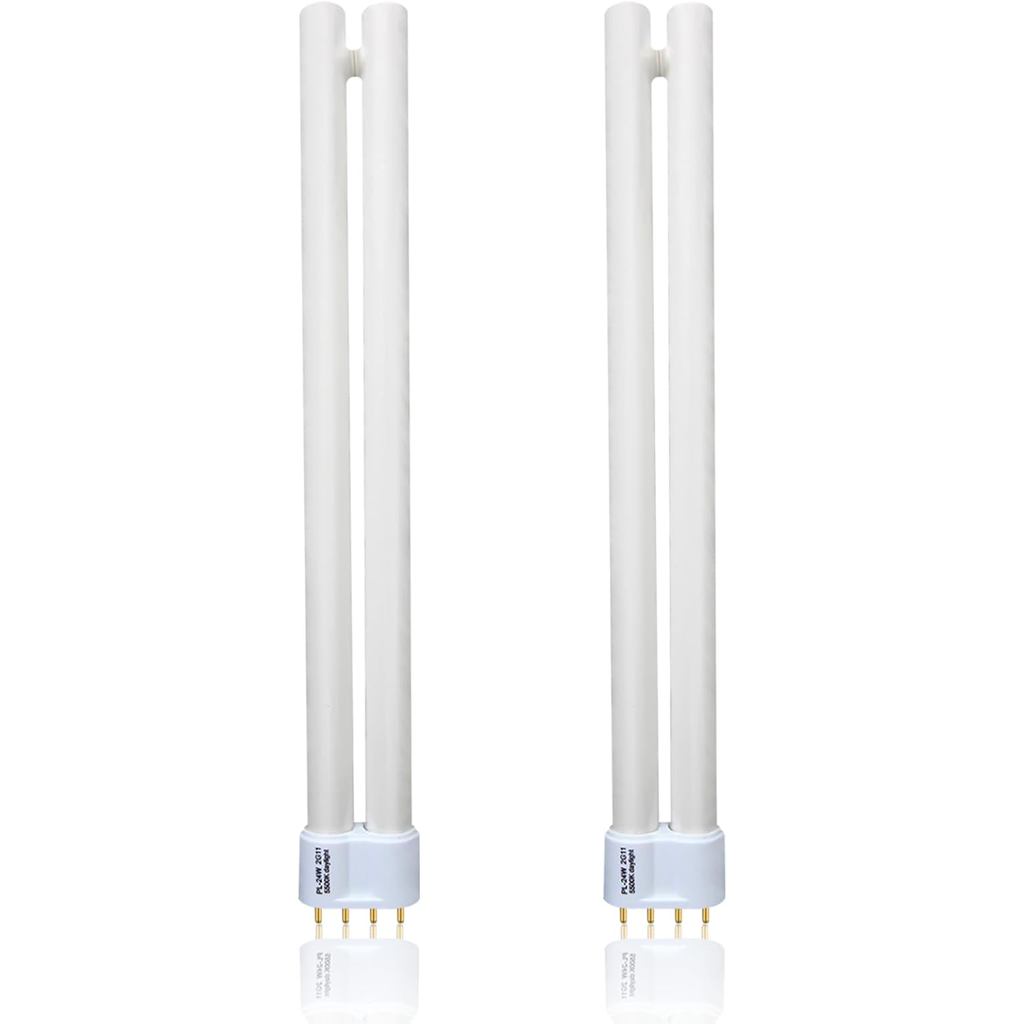 24W PL24-C หลอดไฟเรืองแสงสําหรับ OttLite B24553 T40J34,Tpye C,PL-L 24W หลอดไฟฟลูออเรสเซนต์,5500K Bri