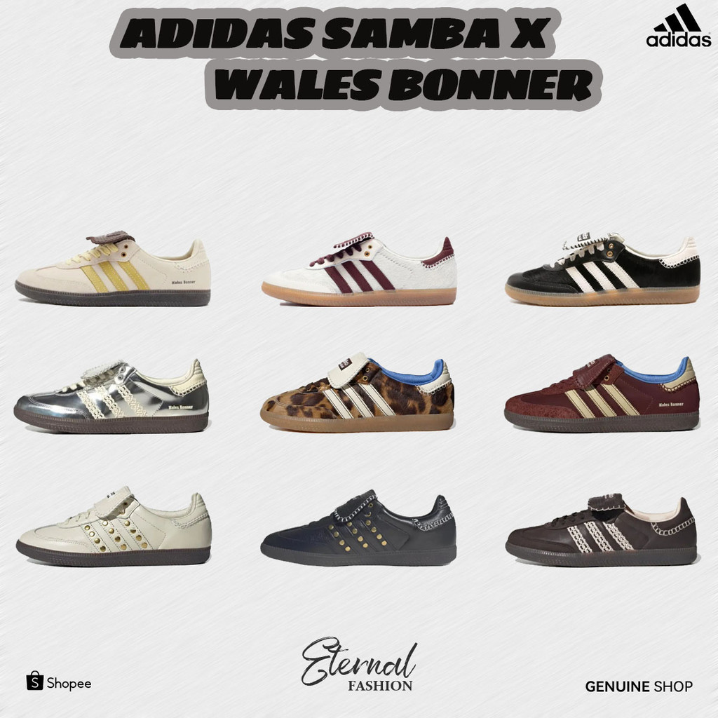 ️ Wales Bonner x Adidas Samba แท้100% (ID0217/IE0586/IE0580/IG8181) สำหรับทั้งชายและหญิง รองเท้าผ้าใบ [รอสินค้า]