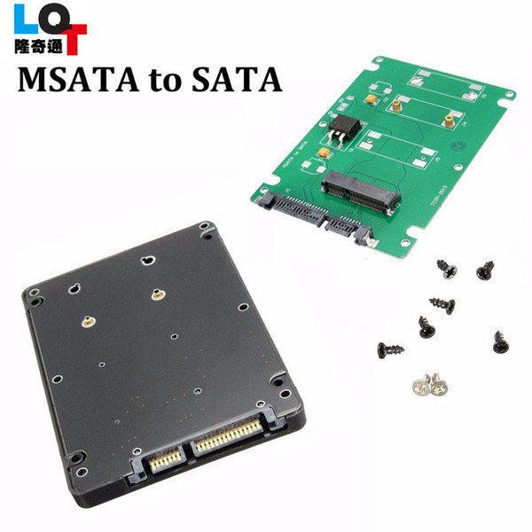 ssd 1tb ssd sata MSATA to SATA Adapter Box mSATA to SATA3 SSD Solid State Drive Adapter Card SATA3.0