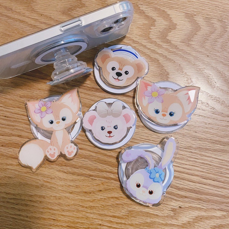 giptok แม่เหล็ก กริปเปอร์แม่เหล็ก การ์ตูน Ling Nabel อะนิเมะสำหรับ magsafe ที่วางโทรศัพท์มือถือแบบแม