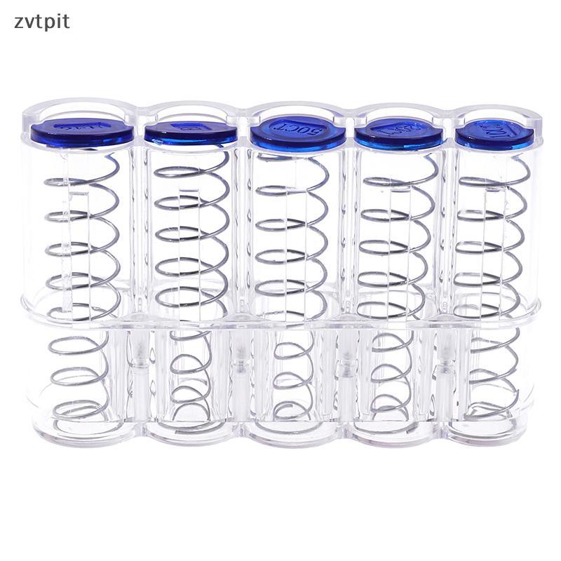 [ZPT] Creative Storage Coins Purse Storage Box Euro Coin Dispenser Coin Holder Case TH