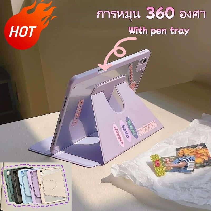 เคสหมุนได้ 360°เคสสำหรับXiaomi Pad7/7pro/8/8pro Redmi Pad 2 Redmi Pad SE 11/8.7/Pro12.1 ใส่ปากกาเ