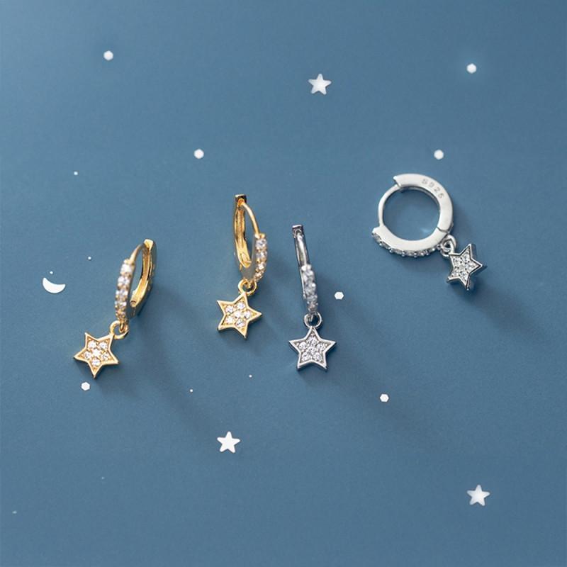 Stellar Dreams Earrings ต่างหูเงินแท้ S925 [MERCELO]