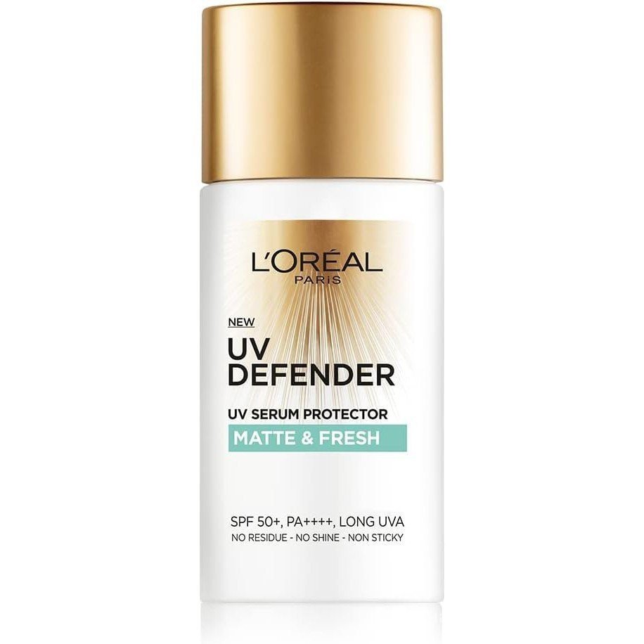 LOreal Paris UV Defender Serum Protector SPF50+ Matte & Segar, 50ml