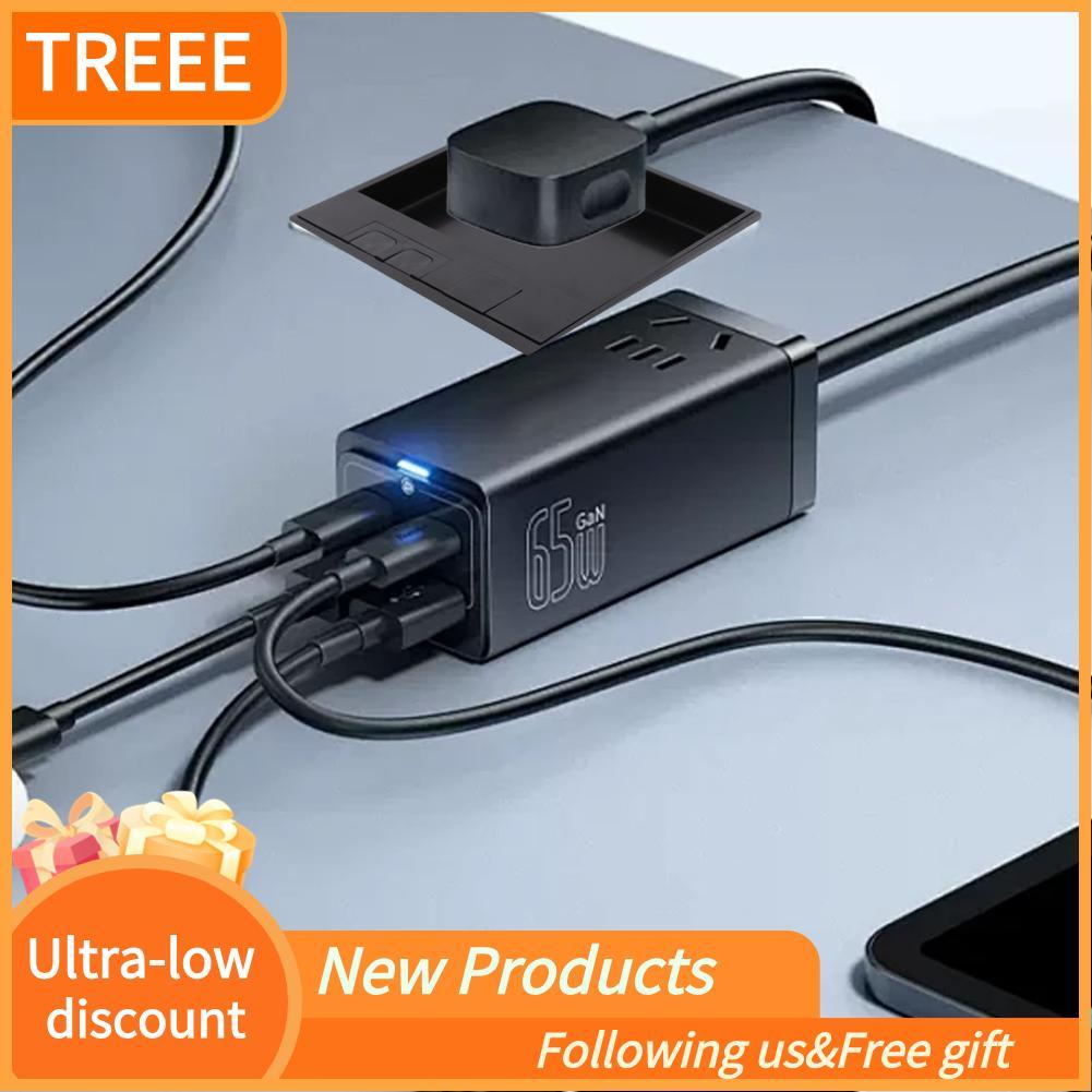 Treee Embedded Floor Outlet 16A 4000W สารหน่วงไฟ PC มาตรฐาน 2 PRONG Recessed ซ็อกเก็ตแบนสำหรับ Home 