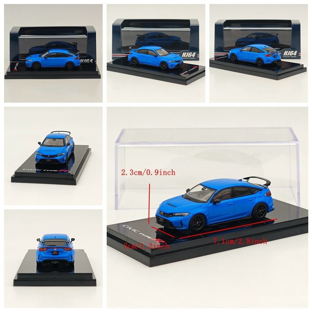 Hobby Japan 1/64 CIVIC Honda CIVIC TYPE (FL5) โมเดลรถโลหะผสมจําลอง