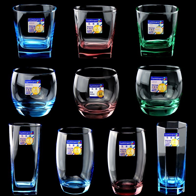 tumbler แก้วน้ําใส Le Meiya แก้วดื่มวิสกี้ใส