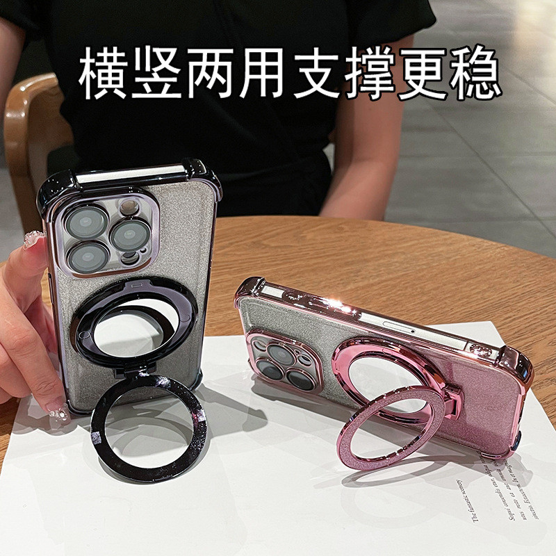 เหมาะสําหรับ Honor magic7 เคสโทรศัพท์ Honor 200 Glitter Honor x60pro กระจก Magnetic Honor x50i + ชุด